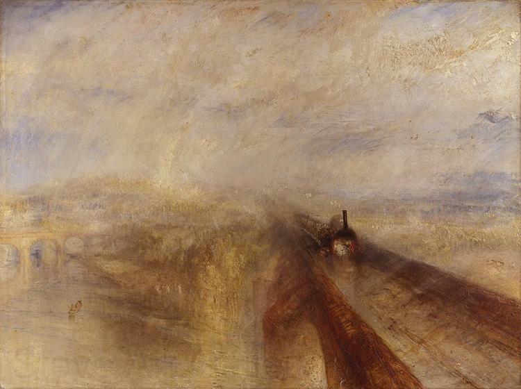 Joseph Mallord William Turner Rain,Steam and Speed,The Great Western Railway (mk10)